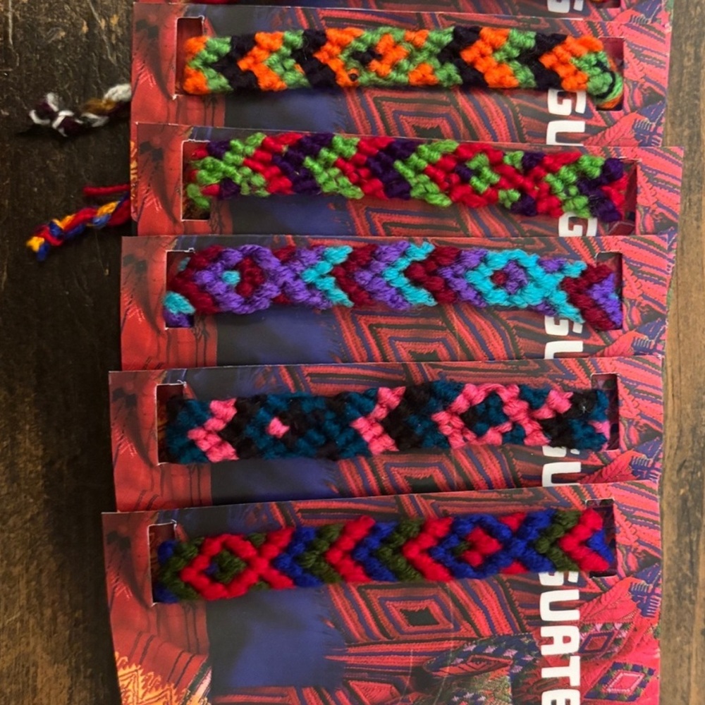 🔥 Colorful Guatemala Handmade Woven Friendship Bracelets